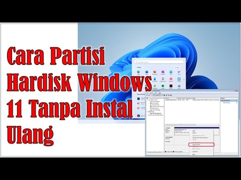 Cara Partisi Hardisk Windows 11 Tanpa Instal Ulang - YouTube