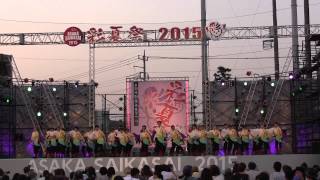 彩夏祭 20150731 北朝霞メインステージ 東京学生”生っ粋”  「かさね火」