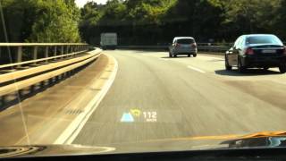 2017 prototype AR-Head Up Display by Continental - Adaptive Cruise Control display