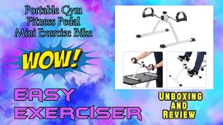 "Easy Exerciser" Portable Gym Fitness Pedal Mini Exercise Bike Unboxing & Review