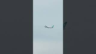 plane flying from airport #aeroplane #airport #shortvideo  #youtubeshorts