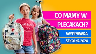 Co mamy w plecakach? WYPRAWKA SZKOLNA 2020