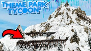 *REALISTIC* Snowy Mountain Coaster In Theme Park Tycoon 2!