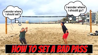 Beach Volleyball Tutorial Setting Mistakes You Re Making On A Bad Pass