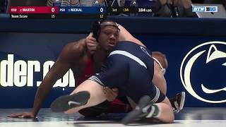 184 LBS: #1 Bo Nickal (Penn State) vs. #2 Myles Martin (Ohio State) | Big Ten Wrestling