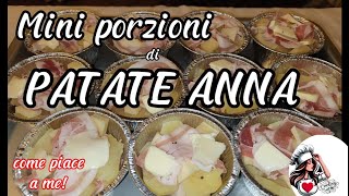 Mini Patata Anna ,deliziose e croccanti, mini porzioni per tutti , bontà e successo assicurato