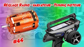 RWD RC DRIFT // Comment bien régler sa radio, son variateur \