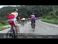 20161113 ツールドおきなわ140km 1 1回目普久川ピークまで 残り1.5kmくらいで遅れる