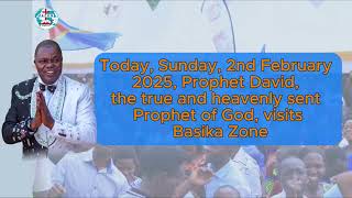 THE HEAVENLY PROPHET OF RIGHTEOUSNESS, PROPHET DAVID VISITS BASIKA ZONE.