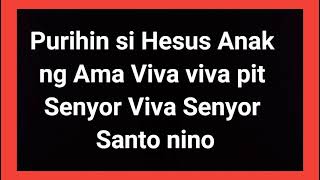 Purihin si Hesus! Viva Viva Pit Senyor, Pambungad na Awit sa kapistahan ng Sto. Nino,  With Lyrics.