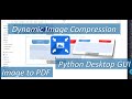 Image Compression GUI Desktop App Python project PyQt5: Img to pdf ,img conversion with source code