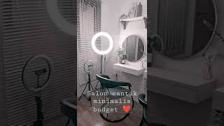 salon konsep minimalis etnik dengan low budget ❤️ jangan lupa subscribe ya guys