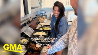 Mom’s clever Chipotle catering hack is her way of meal prepping l GMA