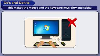 Tips || Precautions || Do’s and Don’ts of using a Computer || Class 1
