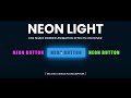 Neon Light Button Animation Effects on Hover | CSS Snake Border | 8 mints