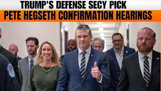 LIVE :Senate Armed Services Committee |Trump's Defense Secy pick Pete Hegseth's confirmation hearing