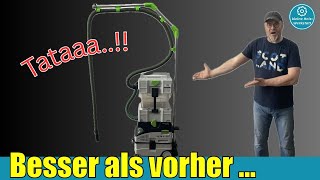 Why my workshop vacuum cleaner works better than before │ Deluxe mobile dust extractor │ small wo...