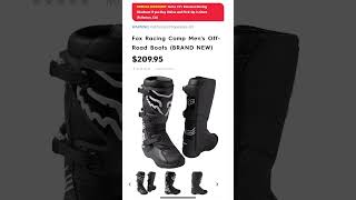 Motorhelmets Store Sale TCX X-Blast \u0026 Fox Racing Comp Men's Off-Road Boots #shorts #discount