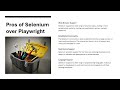 Selenium vs Playwright: Which One Wins? Pros & Cons in 5 Minutes!