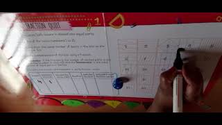 Representation of fractions  Fraction quilt template