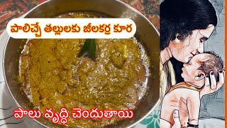 బాలింత పత్యం జీలకర్ర కూర|balintha pathyam jeelakarra curry|post pregnancy recipe