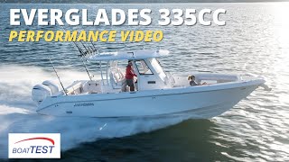 Everglades 335CC (2019) - Test Video by BoatTEST.com