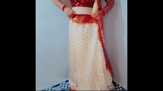 How to wear Bengoli saree in easy way | बंगाली साड़ी पहनने का आसान तरीका, #Bengolisareedraping#hindi