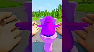 Skibidi Toilets & Hand Slap  & Bollard Barbie Trap Crush - BeamNG.drive