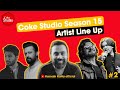 The Moment You've Been Waiting For: Coke Studio Season 15 Artist Lineup Revealed! - Husnain RaNa