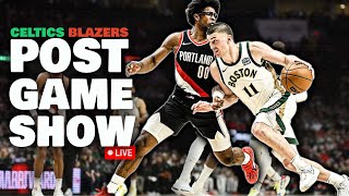 Celtics Blow Out Blazers | First to the Floor Postgame Show