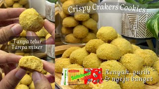 SIMPAN RESEPNYA UNTUK PO LEBARAN NANTI‼️ Kue kering crispy crakers anti ribet anti gagal#kuelebaran