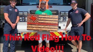 Thin Red Line Flag