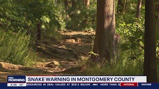 Montgomery County issues snake warning