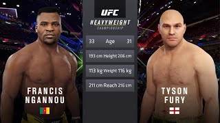 Francis Ngannou VS Tyson Fury | UFC 4 PS5 | 4K Gameplay