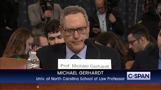 Michael Gerhardt Opening Statement