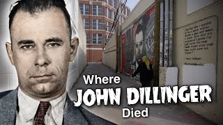 The Exact Spot Where John Dillinger Died - REAL Crime Scene Locations in Chicago 4K