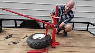 How to break beads on ATV tires