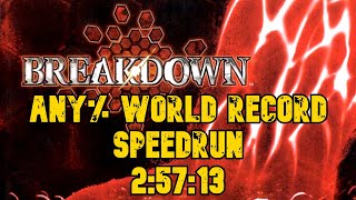 Breakdown (xbox) speedrun any% in (2:57:13) FIRST EVER SUB 3 HOURS