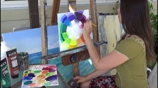 Introduction to Mixing Colors using Acrylic Paints Color Wheel