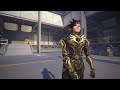 gilded mythic skin golden mythic gold skin showcase overwatch 2