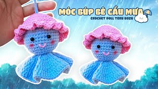 Bài 381: Crochet Doll Teru Bozu | Móc Búp Bê cầu Mưa | Bi Do Handmade