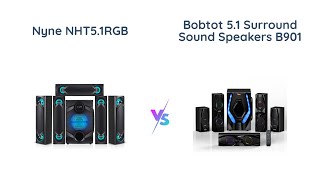 Nyne NHT5.1RGB vs Bobtot B901: Which 5.1 Home Audio Theatre System is Best?