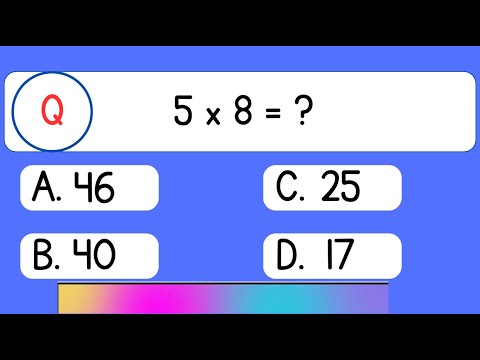 Maths Quiz For Kids | Multiplication Table Quiz For Kids | Quiz Time ...