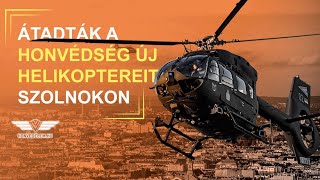 Átadták a honvédség új helikoptereit Szolnokon