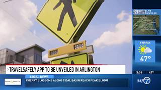 TravelSafely App in Arlington VA   WJLA TV News April 1 2019 Washington DC