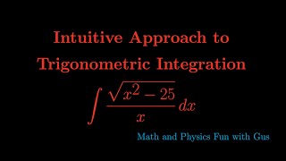 Intuitive Approach to Trigonometric Integration