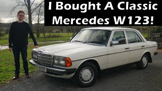 I Bought A Classic Mercedes! Meet My 1983 W123 200!