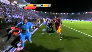 Neymar empurra gaudula ( Corinthians 1x1 Santos Libertadores 2012 )