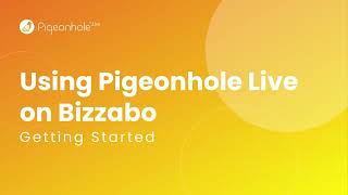 Pigeonhole Live on Bizzabo #1 - Getting Started