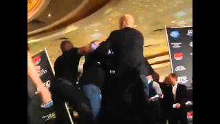 UFC 197 - NEW!! Jon Jones Punches Daniel Cormier